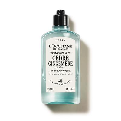 L'OCCITANE Cedar Gengemble (Cedra Homme) Perfumed Shower Gel, 250mL, Body Wash, Popular Gift for Men and Women, Birthdays