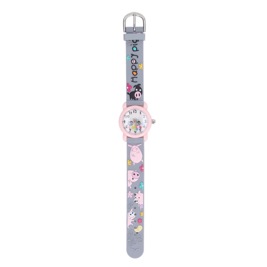 3D Cartoon Watch Toys Clear Scale Cute Decoration Waterproof Kids Watch for 3 To 8 Years Old Boy Home School