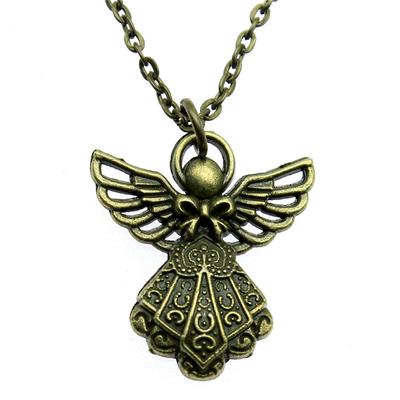 Necklace On The Neck 43cm Chain Wings Angel Minimalist Jewelry Components QN083