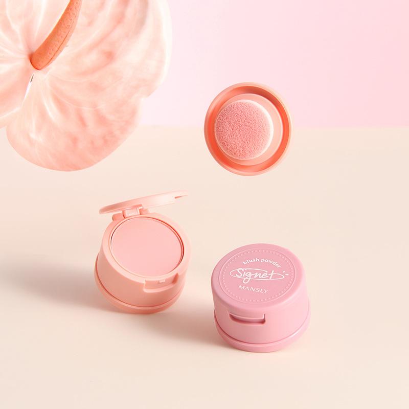

MANSLY Шелковистые однотонные румяна матовые Vitality Girl Natural Blending