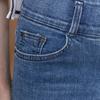 Maxza Wide Banding High Waist Semi Bootcut Denim Pants Zc10ql401on