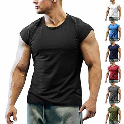 Men's Summer Solid Color Sports Vest Vest Men's Sports Casual Vest