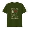 Gothic Emo Music Fan T Shirt Respect Your Elders Unique Tribute to Culture  vintage Washed Soft graphic Stretched Comfortable