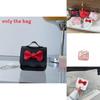 Small Princess Fashion Butterfly Bow Girl Mini Crossbody Bag With Pu Material For Toddler Daily Use