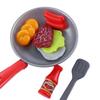 Cookware Play Kitchen Toy Set Simulation Food Miniature Kitchen Children Pretend Play Kitchen