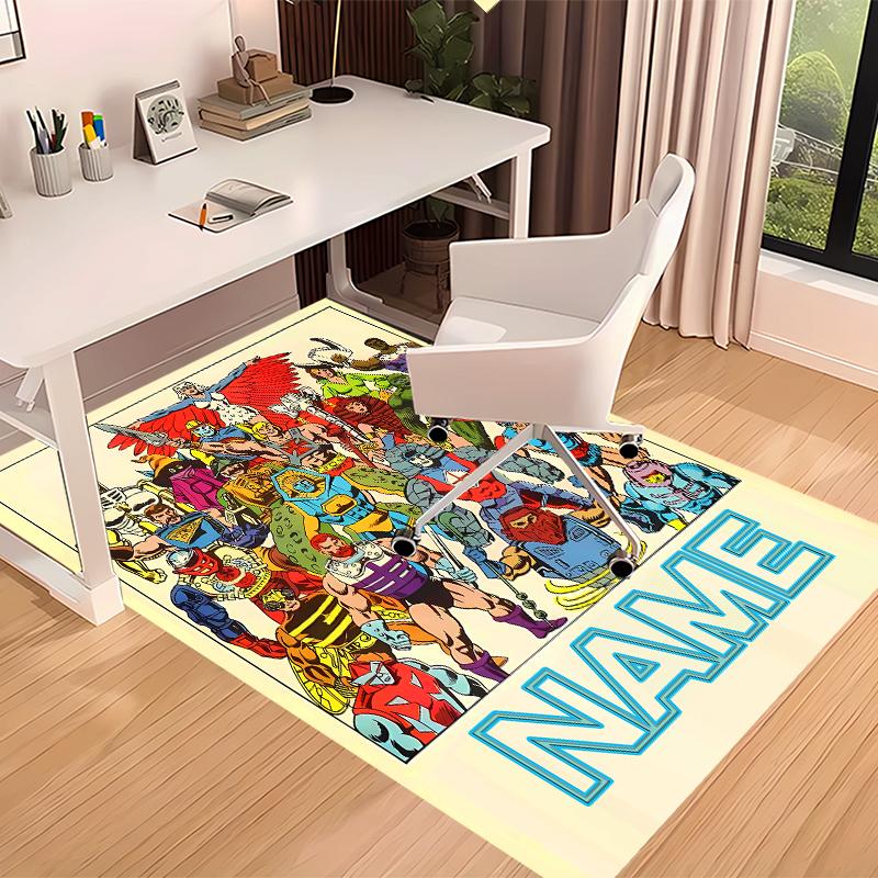 Custom Personalization He-Man and the Masters of the Universe Print Area Rug - Soft, Washable Non-Slip Indoor Mat,Living Room,Home&Office Decorative R