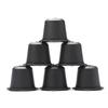 6 STUKS Hervulbare Herbruikbare Nespresso Koffiecapsule Reutilisable Nespresso Pods met een Lepel een Borstel