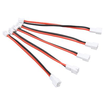 5Pcs PH2.0 2P Male To PH2.0 2P Female Cable PH2.0 2P Battery Adapter Cable for Axial SCX24 1/24 RC Crawler 3.6in