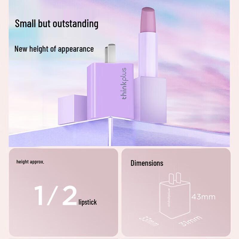 ThinkPlus 65W Nano GaN USB-C Fast Charger