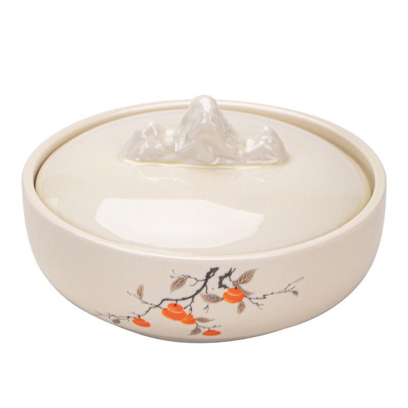 Multifunctional Non-Drying Inkstone Inkwell with Lid for Beginner Calligraphy and Brush Moisturizing