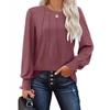 Plus Size Casual Long Sleeve Women's T-shirt for Fashionable Home Wear