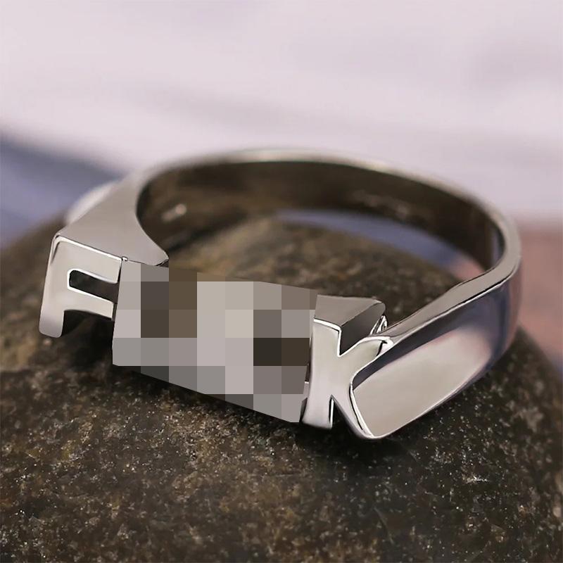 Retro Fxxx Creative Letters Ring for Men Women Punk Gothic Rock Hiphop Jewelry Edgy Couple Party Accessorires Unisex Funny Gift