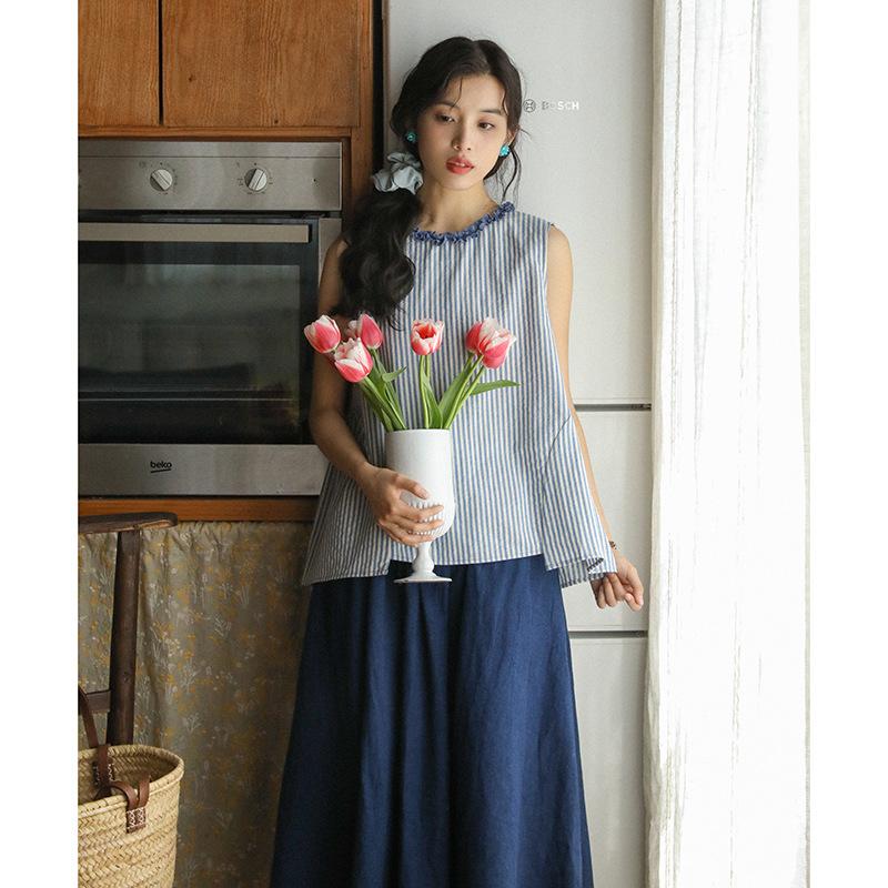 

Летняя литературно-художественная Сяоцин юбка миди и макси юбка средней длины длинная юбка L