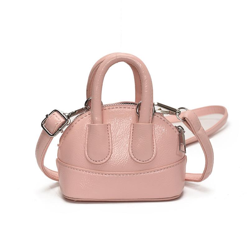 Urban Minimalist Pu Shell Bag With Zipper For Daily Girls