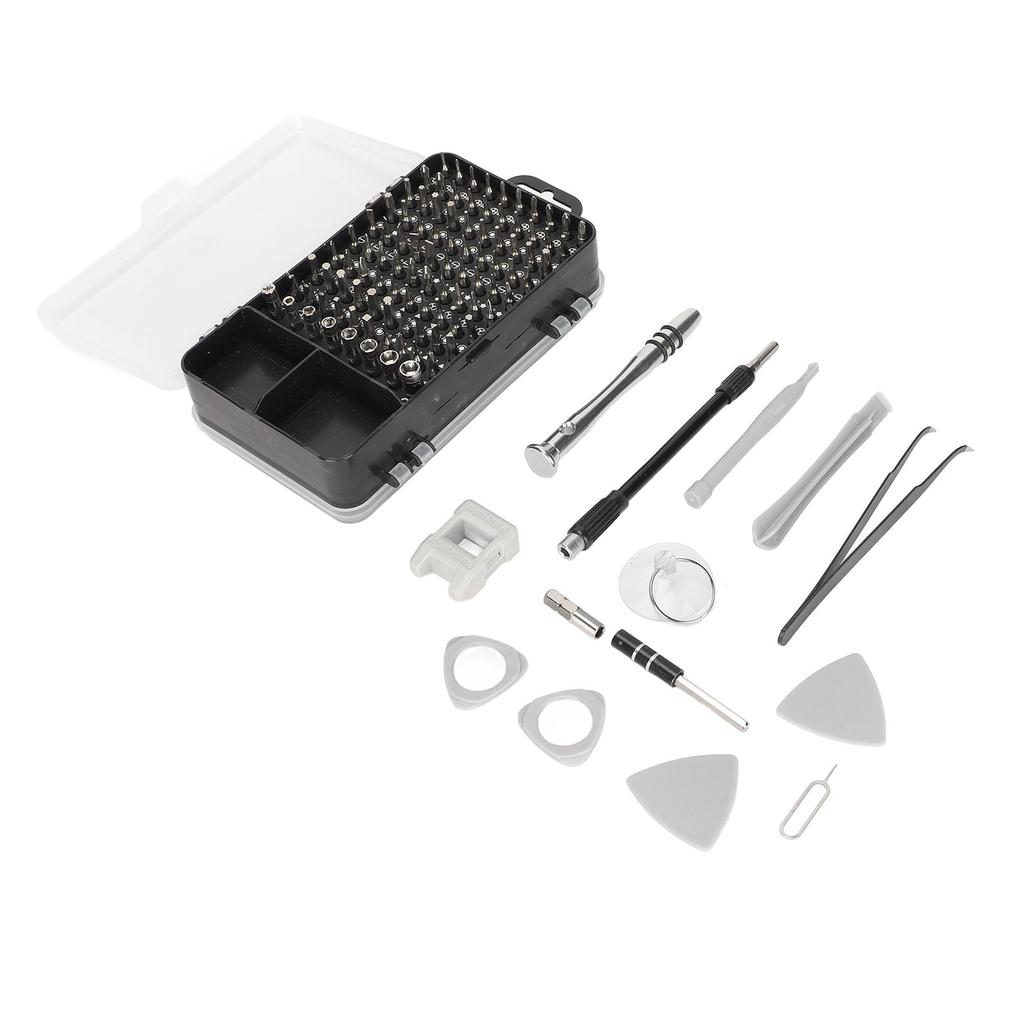 Elektronisches Schraubendreher-Set 112 in 1 Magnetischer Mini-Präzisions-DIY-Reparaturwerkzeug mit Etui für PC-Laptop