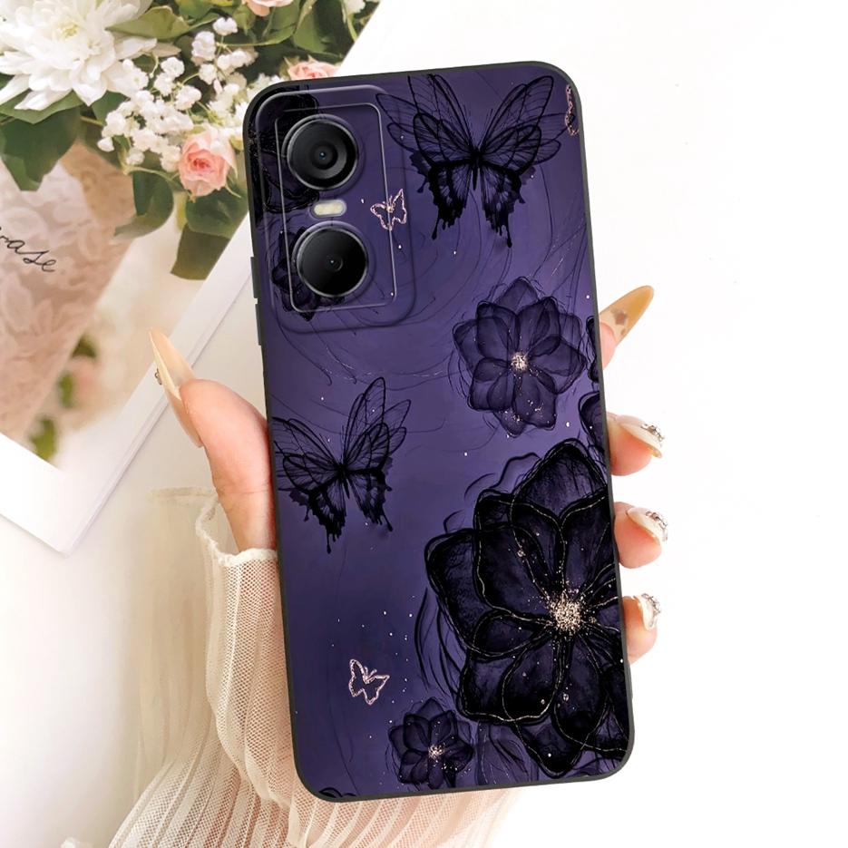 For Tecno Pop 6 Pro Case BE8 Cute Cat Duck Cartoon Cover Shockproof Soft TPU Phone Case For Tecno Pop 6 GO Pop6 Pro Fundas Coque