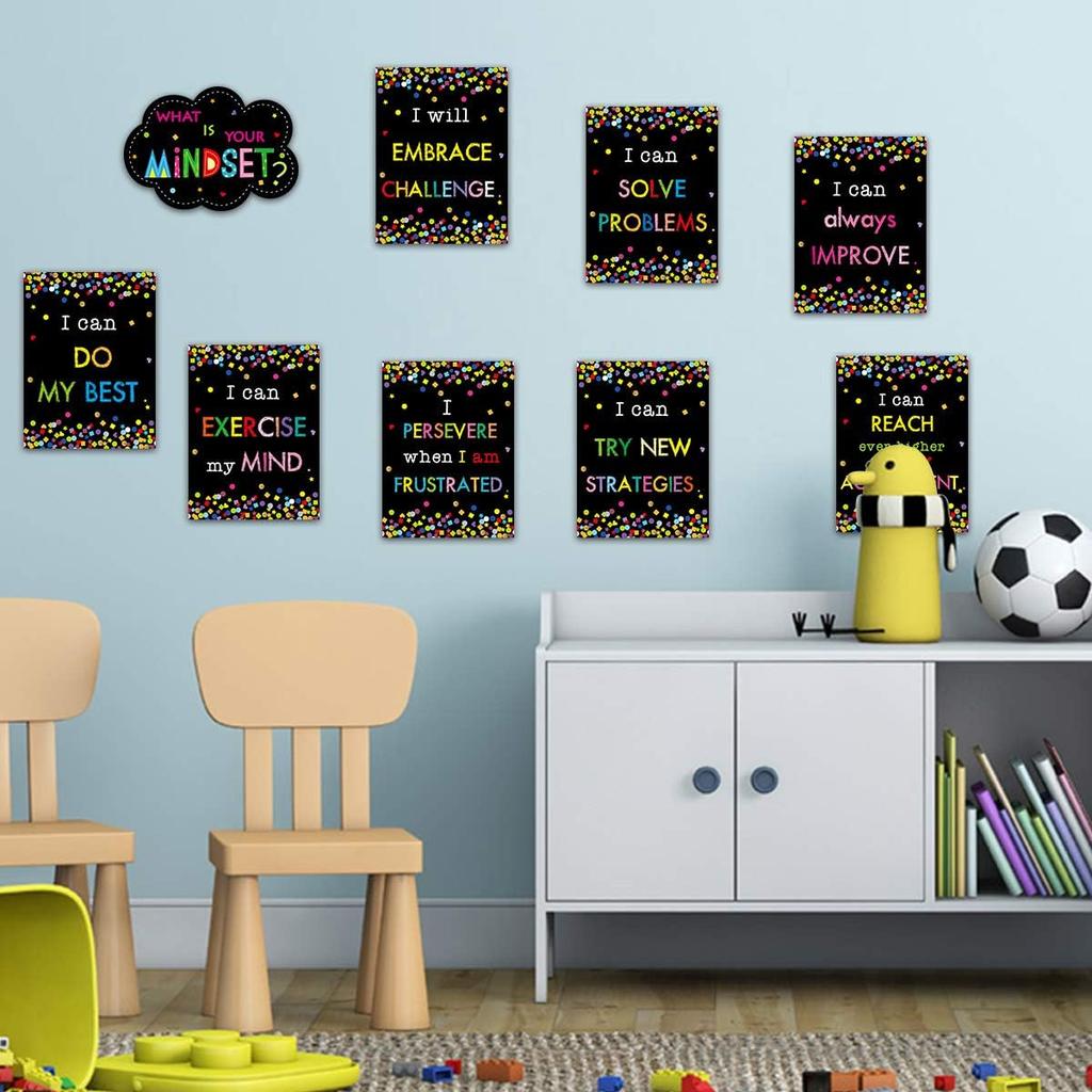 Ceiba Tree Growth Mindset Posters Classroom Bulletin Board pirational Poster Motivational Signs Positive Sayings What is Your Mindset for Chalkboard