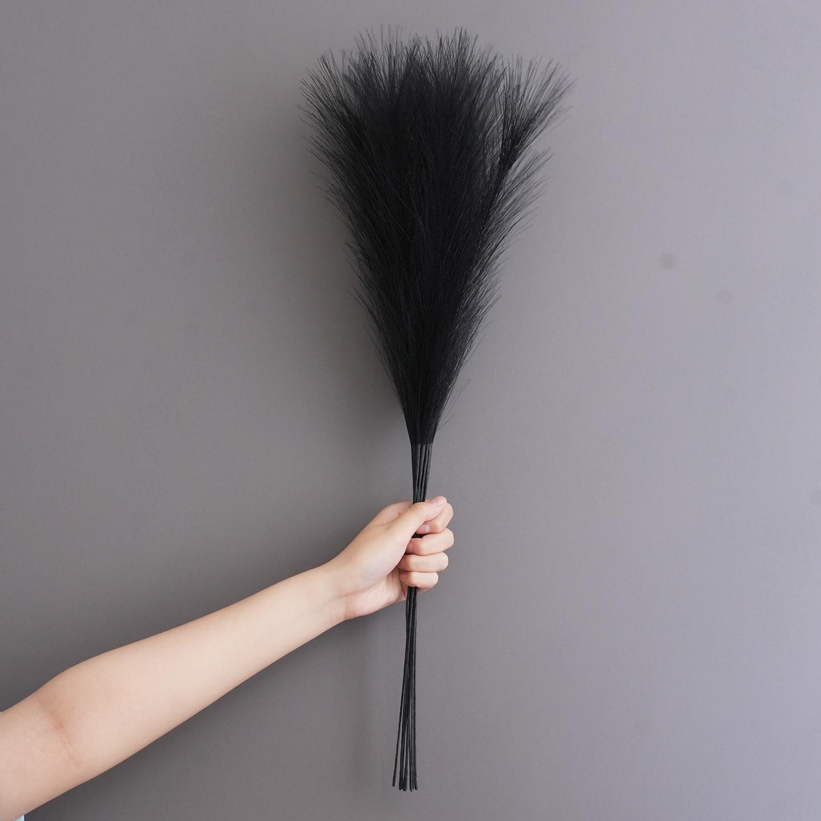 

10 шт. Декор из пампасной травы Искусственный пушистый наполнитель для вазы Цветочная композиция для дома в стиле бохо, свадьбы, гостиной, вечеринки