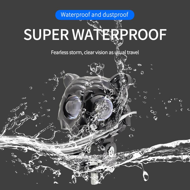 Dual Color Motorcycle LED HeadLight Work Spot Lamp Offroad Car Boat Truck SUV Driving Fog Lamp Headlamp White Yellow 12V 24V