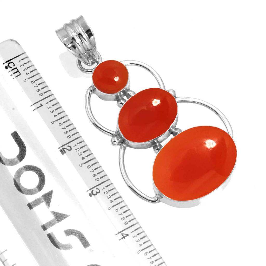 925 Sterling Silver Pendant Women Gemstone Handmade Jewelry Easter Gift Amber Amethyst Black Onyx Carnelian Garnet Quartz Green Onyx Gold Stone