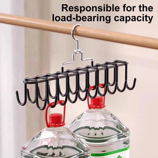Suspender Hanger Underwear Vest Organizer Hook Strong Load-bearing Multifunctional Wardrobe Hanger with Multiple Hooks