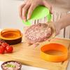 Round Hamburger Burger Press Beef Grill Food-Grade ABS Hamburger Helper Meat Press Cutlets Patty Maker Mold Kitchen Gadgets LIJI