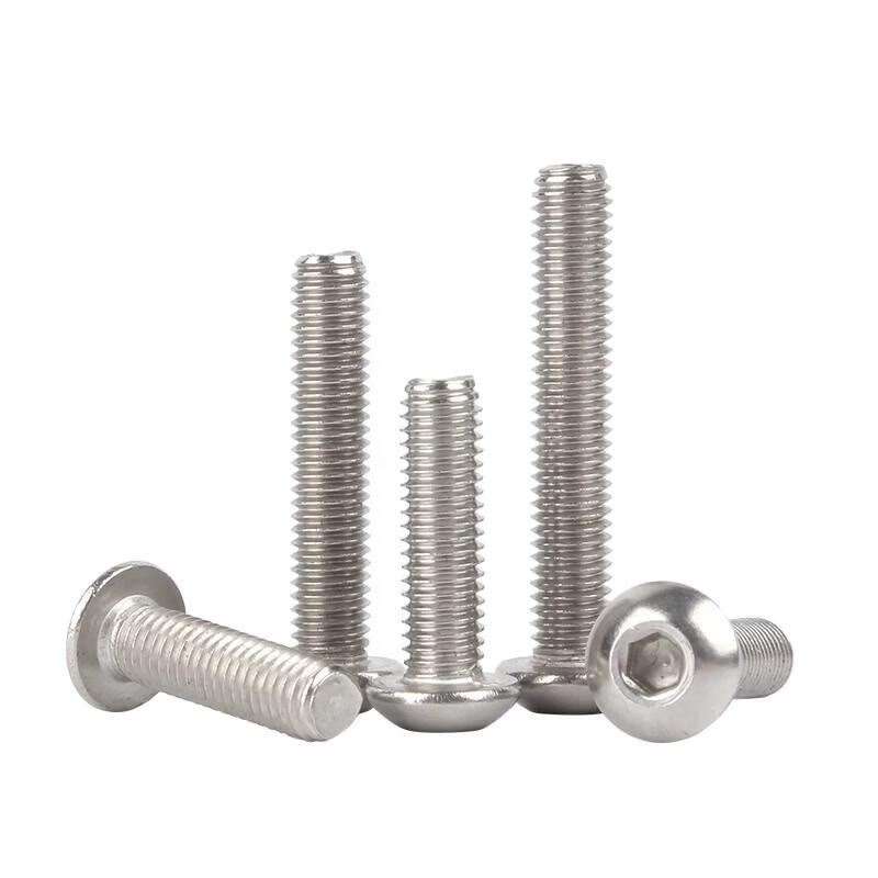 Stainless Steel Hex Socket Flat Round Head Screws