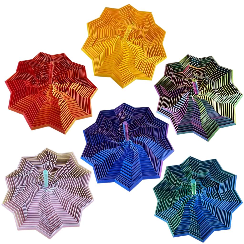 3D Printing Hexagonal Sensory Stress Relief Star, A Stress Relieving Toy And An Educational Toy.