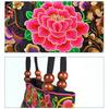 Fashion Embroidery Women Small Handbags National Floral Embroidered Lady Top-handle Bags Single-layer Beading Falp Carrier