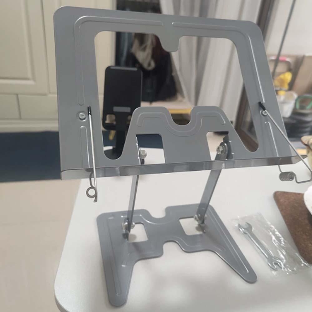 Full Metal Book Holder Rotating Bookstand Textbook Holder Reading Stand Bedside