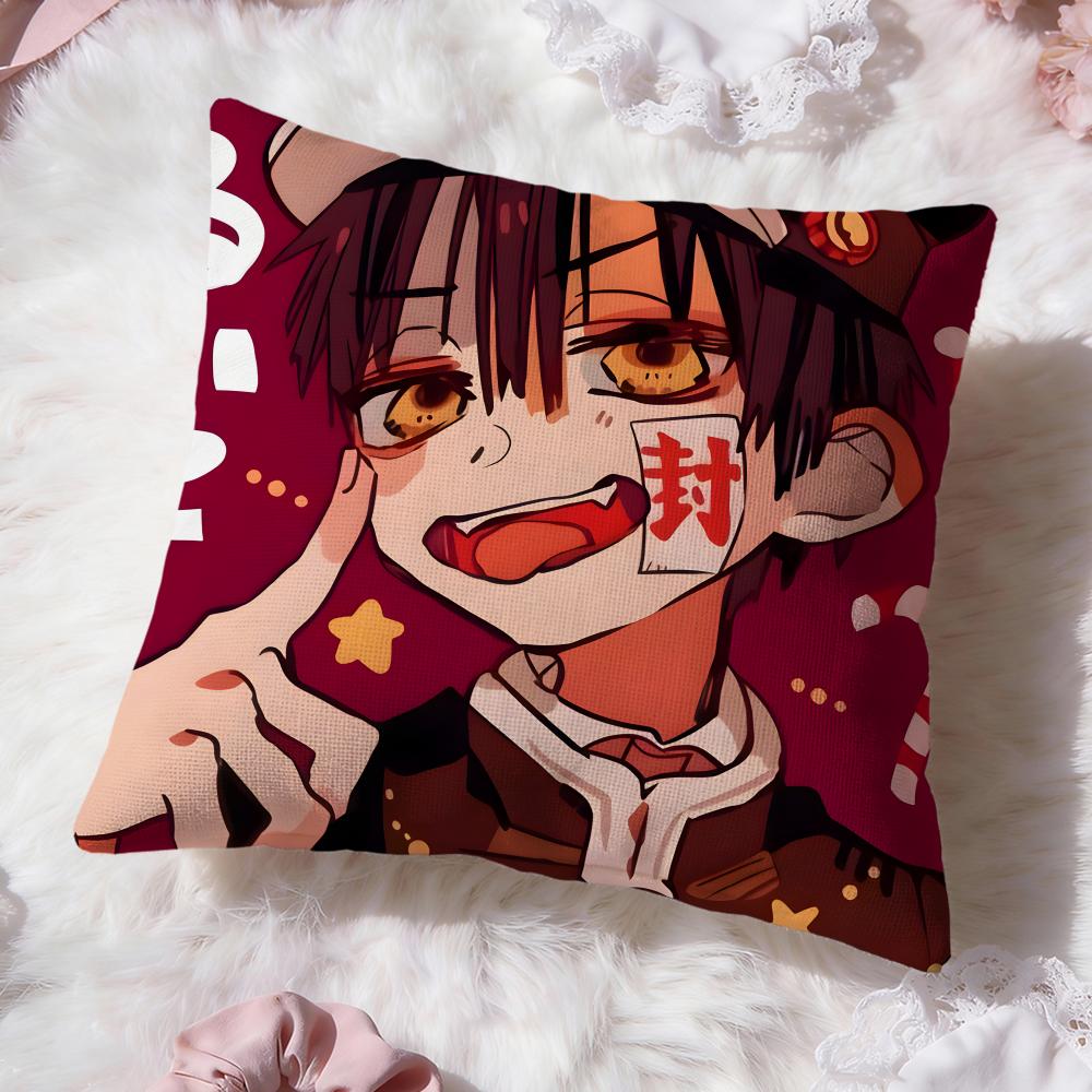 b-Bound Hanako-kun Cushion Cover Premium Comfort Reversible Pillow Cove -Two in One Design for Any Room & Car Interior