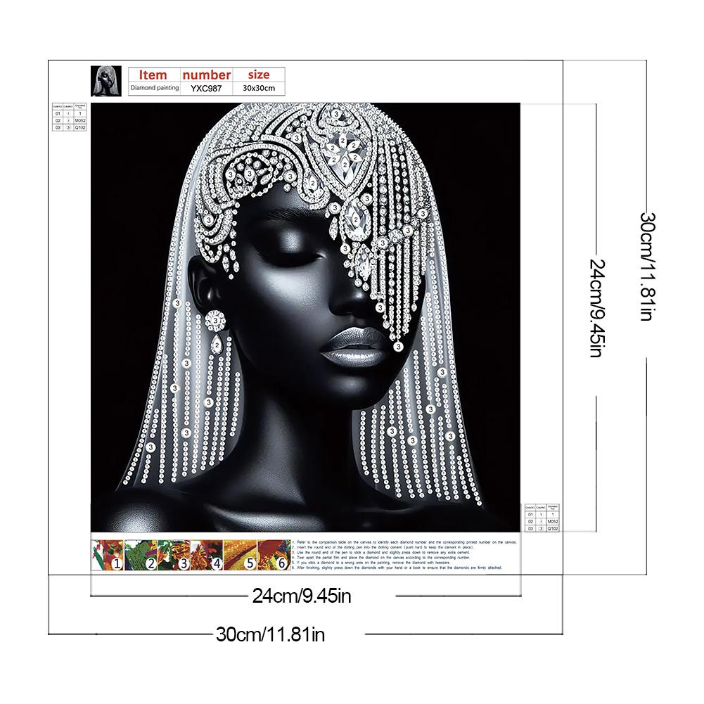 

1 шт. Набор для алмазной живописи «Сделай сам», частичная специальная форма, несколько стилей, 5D, с рисунком дамы, набор для алмазного искусства для изготовления поделок, домашний декор