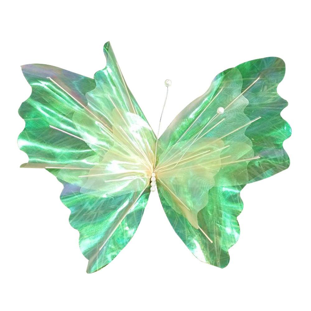 50cm Big 3D Butterfly Hollow Design Real Yarn Mesh Wedding Decoration Artificial Material Large Size Simulation Butterfly