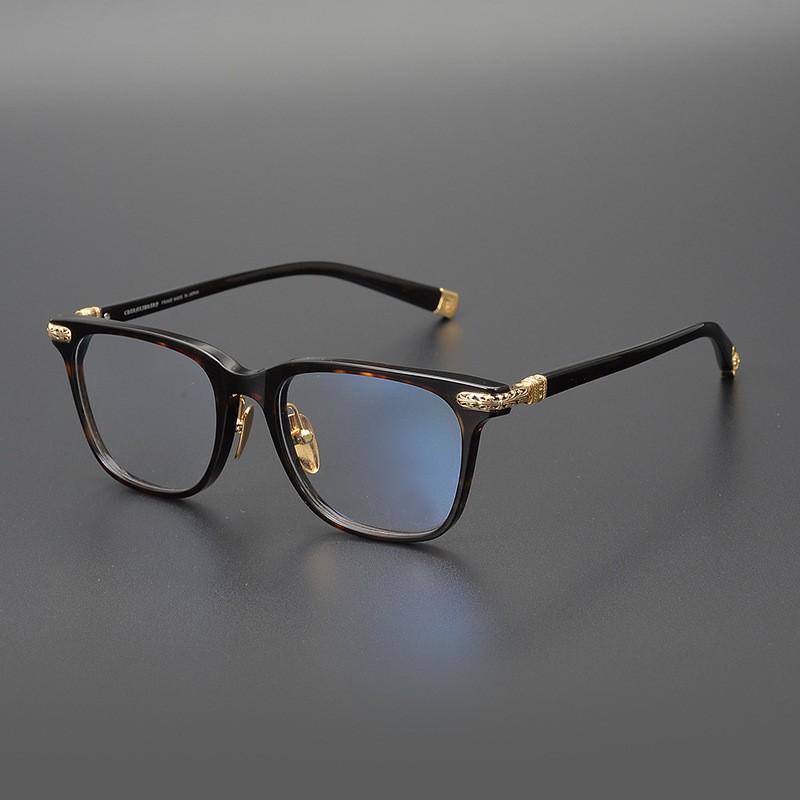Vintage Square Eyeglass Frame Retro Literary Full Rim Glasses Myopia
