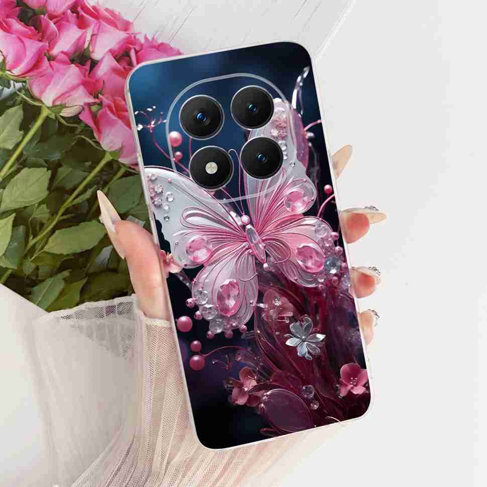 Für Xiaomi Redmi Note 15 Pro Plus ProPlus 5G Hülle Blume Cartoon Hülle Weiche Silikonhülle Für Redmi Note 15 Pro+ Hülle