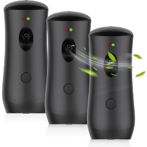 (3-Pack) Automatic Fragrance Dispenser Wall-mounted Aerosol Spray Air Freshener for Hotels, Home, Indoor, Offices, Schools, Restaurants, Commercial