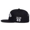 Baseballkappe für Männer und Frauen mit verstellbarem Riemen und Buchstabenmuster für Streetwear-Mode