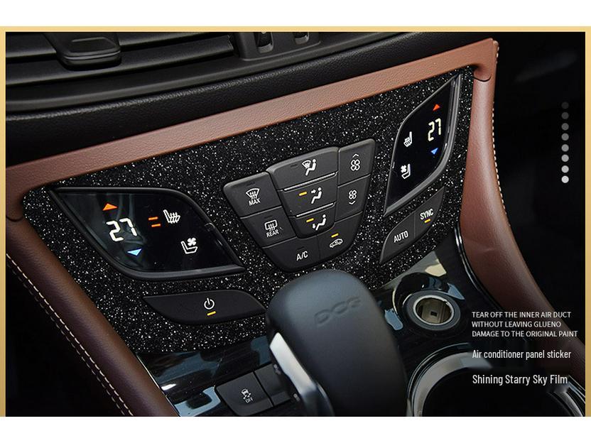 Frosted Glitter Anti-Scratch Film for Buick Envision Console Decoration
