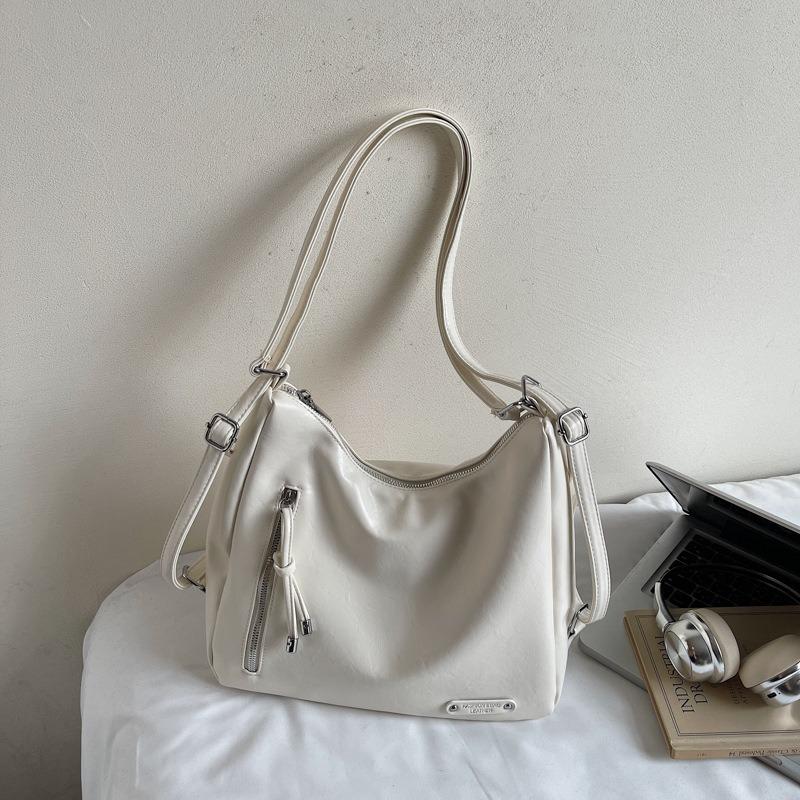 Commuter tote bag women's large-capacity new autumn and winter retro shoulder messenger bag fashionable backpack