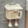 Cute Cartoon Wet Wipes Box Bathroom Wall Mounted Drawer Box Milk Oil Fan Miscellaneous Items Wet Wipes Hand Wipes Storage