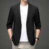 Men's 2026 Summer Trendy Slim Suit Jacket for All Ages - Lightweight Sun Protection and Casual Style