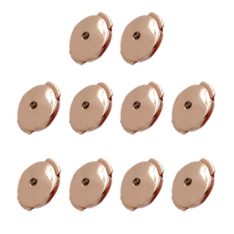 10Pieces Stylish Dis Designed Ear Plugs Fashionable Earplug Backs Practical Earplug Locking Clip for Active Music Lovers