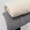 Korean Style Retro Thick Cable Knit Wool Sweater - Soft, Fluffy Autumn/Winter Pullover