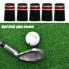 10Pcs Tough Golf Ferrule Lightweight Compact Glitter Design Golf Iron Ferrule for Sport