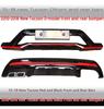 Fits 2015-2018 Hyundai Tucson: Front/rear Bumper Guards, 2018 Model Decorative Bumpers.