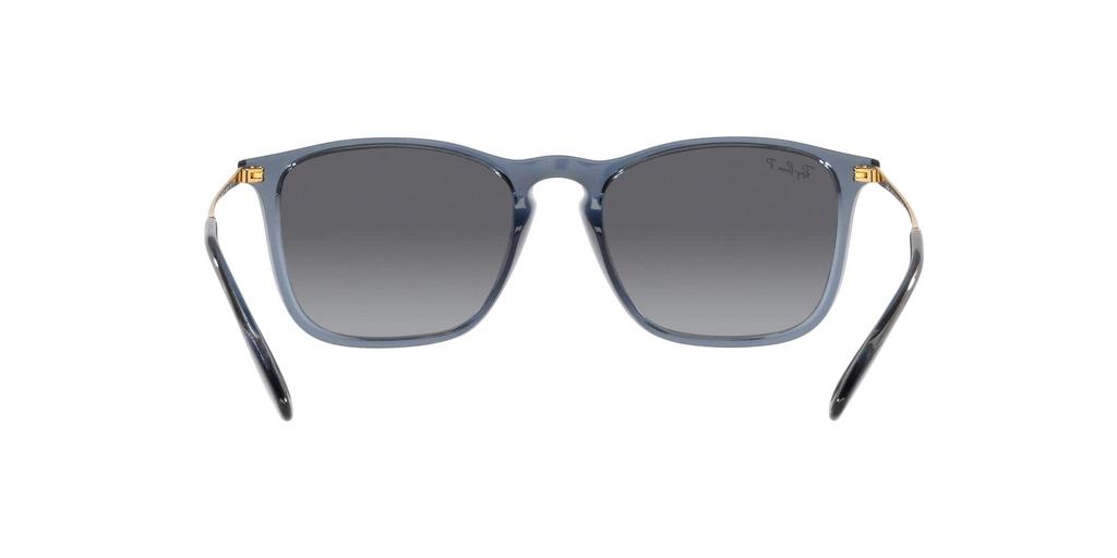 RB4187F CHRIS 6592T3 Transparent Blue 54 Sunglasses Ray-Ban