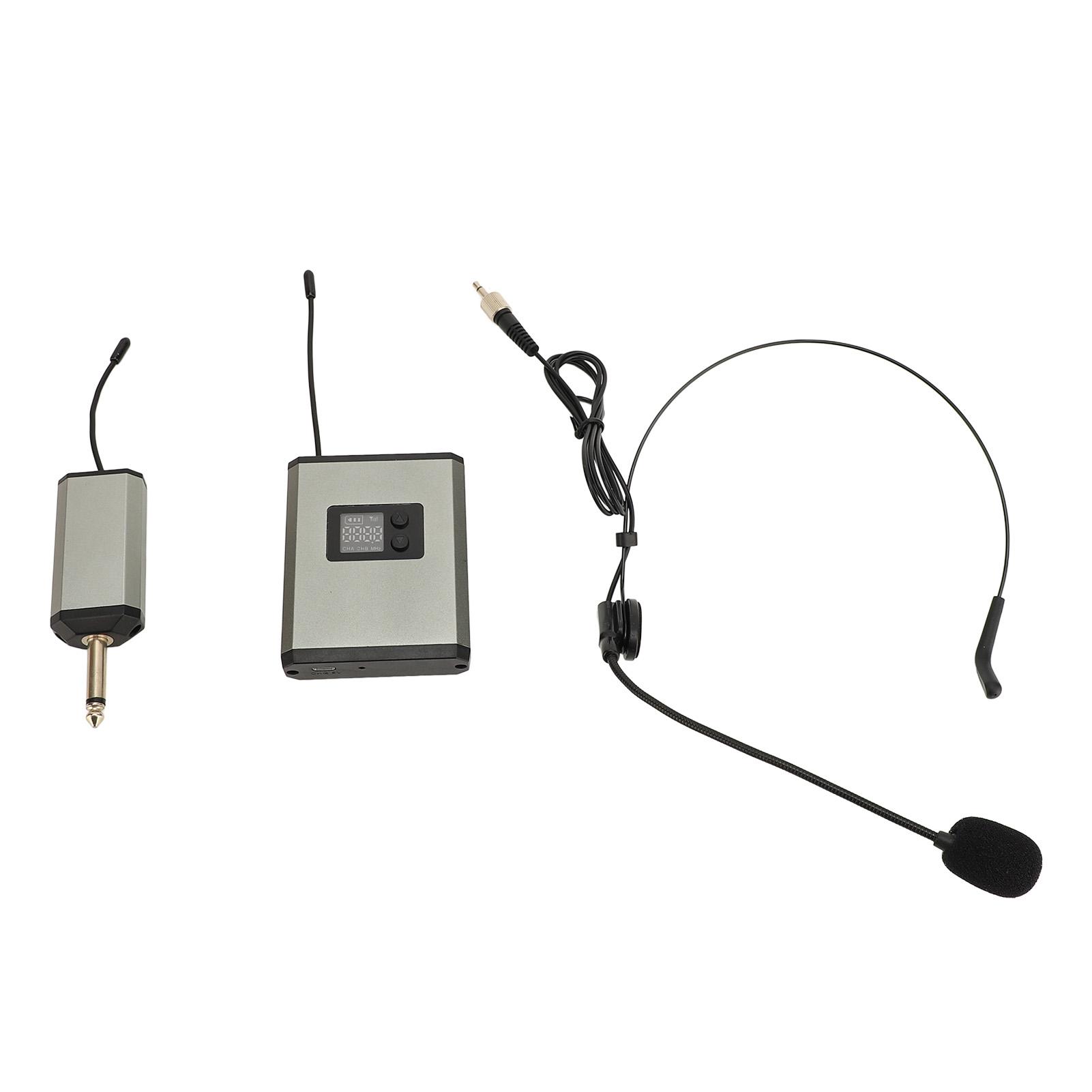 

Беспроводная микрофонная система с приемником USB перезаряжаемая портативная беспроводная микрофонная гарнитура