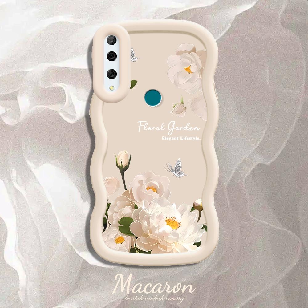 

Окрашенный узор Big Wave Edge Мягкий силиконовый материал Macaron чехол для телефона противоударный защитный резиновый чехол для iPhone Huawei Honor Infinix Tecno Tecno Camon 30 5G белый