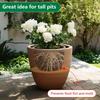 Durable Round Flower Pot Lining Drainage Holes Flower Pot Drainage Tool Planter Insert  Balcony