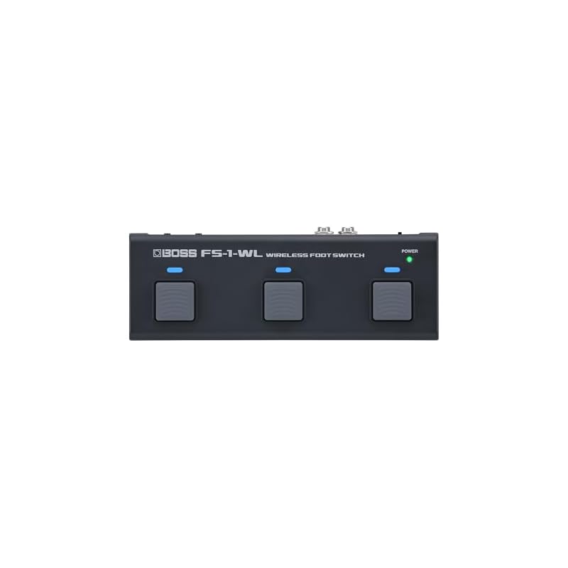 BOSS Wireless Footswitch FS-1-WL, Compatible with Electronic Score, DAW Software, and Other Wireless Controls, Bluetooth MIDI, Instrument Practice,